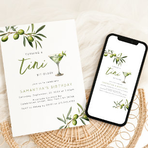 Invitación Un poquito más vieja   Divertida fiesta de cumplea