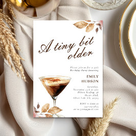 Invitación Un poquito más viejo Espresso Martini fiesta de cu
