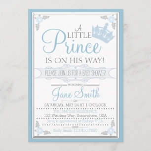 Invitación Un Principito Está En Camino