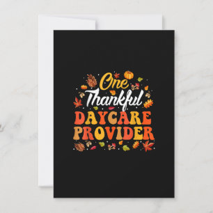 Invitación Un Proveedor de Guardería Agradecido Otoño Día de 