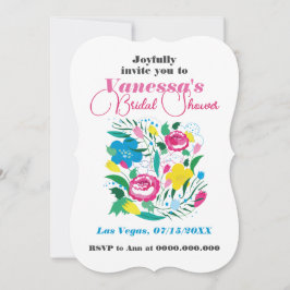 Invitación Un ramo brillante.