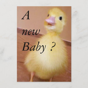 Invitación Un Recién nacido