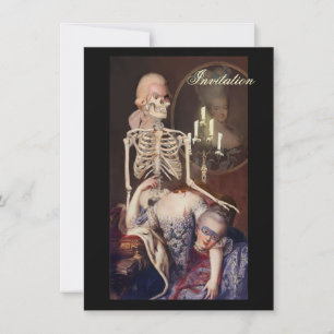 Invitación Un retrato para Halloween