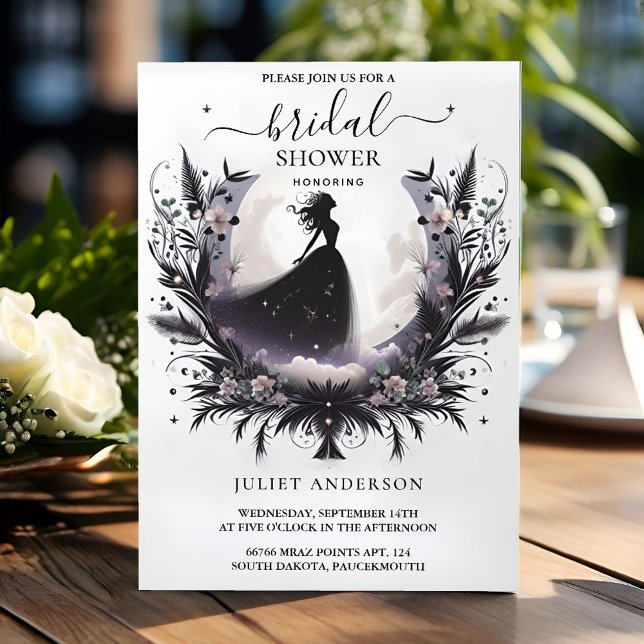 Invitación Un sueño mágico, duchas de novias mágicas estrella (Subido por el creador)