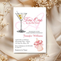 un tini one está en camino, baby shower rosa