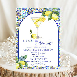 Invitación Un Tini Poco Italiano de Limón Bridal Shower