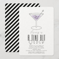 Un Tini Un Poco Más Antiguo Martini Morado Moderno