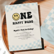 Un tipo feliz Cumpleaños número 1