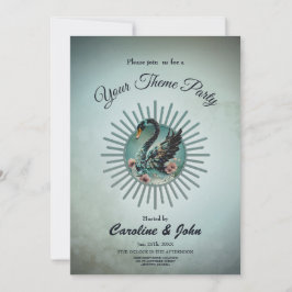 Invitación Un toque de fantasía y elegancia, el cisne del sue