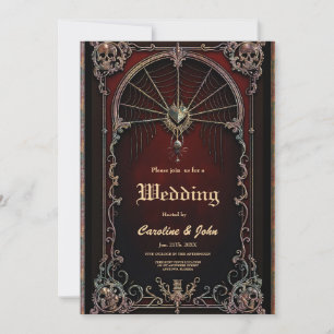 Invitación Un toque de magia gótica