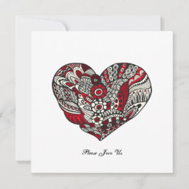 Invitación Un toque de rojo