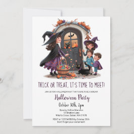 Invitación Un truco delicioso para los niños dulces fiesta de