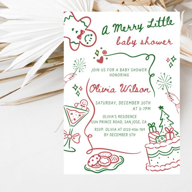 Invitación Una alegre fiesta de baby shower (Subido por el creador)