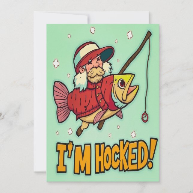 Invitación Una aventura pesquera caprichosa (Anverso)