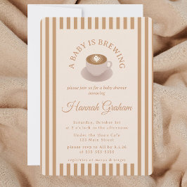 Invitación Una Bebé está en Preparación Fiesta de Bebé
