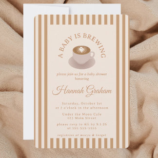 Invitación Una Bebé está en Preparación Fiesta de Bebé