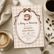 Una Bebé está Preparando Café Fiesta de Bebé