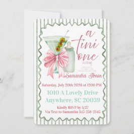 Invitación Una Bebé Tini