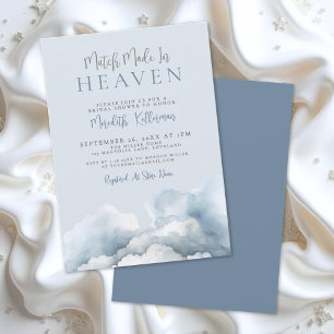 Invitación Una boda hecha en el cielo: Desayuno de novia