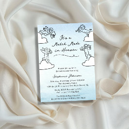 Invitación Una Boda Hecha en el Cielo Taller Nupcial Capricho