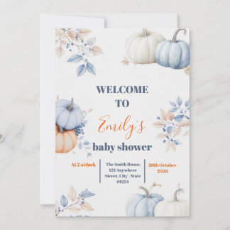 Invitación Una calabaza está en camino