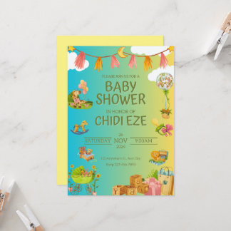 Invitación Una celebración de Baby Shower