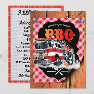 Invitación Una celebración de barbacoa