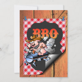 Invitación Una celebración de barbacoa