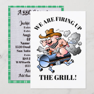 Invitación Una celebración de barbacoa