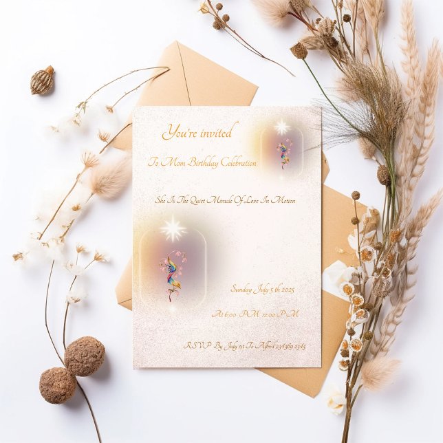 Invitación Una celebración mágica de la celebración del cumpl (Subido por el creador)