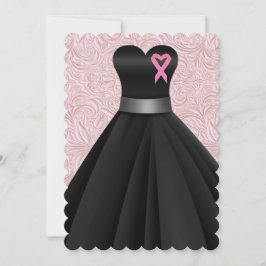 Invitación Una Cinta Rosa Elegante / Otra Ocasión