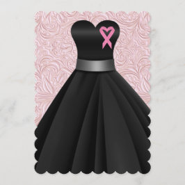 Invitación Una Cinta Rosa Elegante / Otra Ocasión