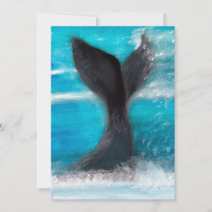 Invitación Una cola de ballena