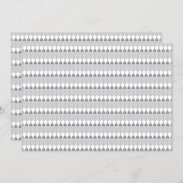 Invitación Una cordillera cubierta de nieve bajo un azul clar (Anverso / Reverso)