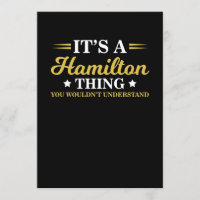 Una cosa de Hamilton que no entenderías