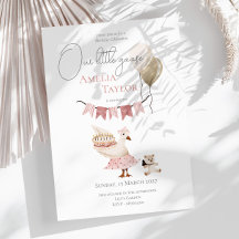 Una cuatricromía de ganso de cumpleaños silvestre