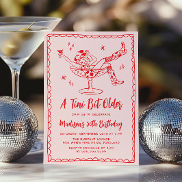 Invitación Una Cumpleañera Un Poco Mayor Fiesta de Cumpleaños