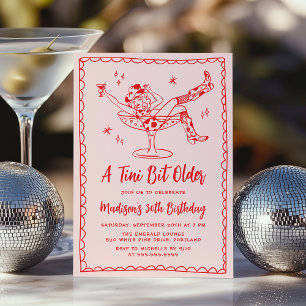 Invitación Una Cumpleañera Un Poco Mayor Fiesta de Cumpleaños