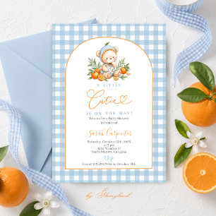 Invitación Una ducha de bebé de un pequeño encanto