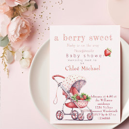 Invitación una ducha de bebe dulce
