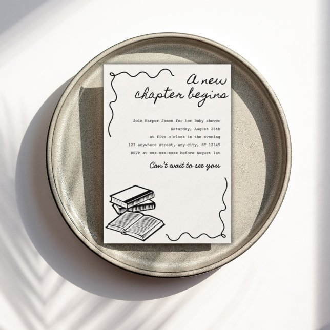 Invitación Una ducha de bebé en un nuevo capítulo (Subido por el creador)
