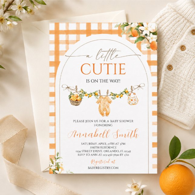 Invitación Una ducha de bebé muy linda (Subido por el creador)