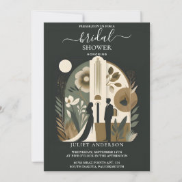 Invitación Una ducha de novia de 70 años 80 realmente atracti