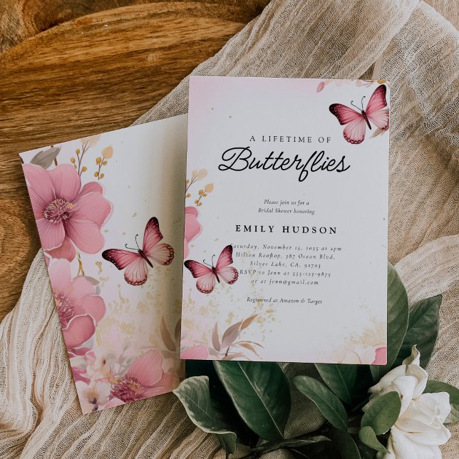 Invitación Una ducha de novias de Butterflies (Subido por el creador)