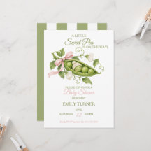 Una dulce fiesta de bebé de Sweet Pea