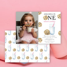 Una Dulce Galleta y Niña de Leche Cumpleaños Prime
