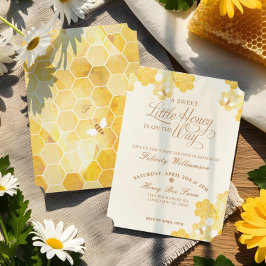 Invitación Una dulce Miel En Camino De Abeja Baby Shower