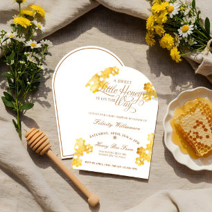 Invitación Una dulce Miel En Camino De Abeja Baby Shower