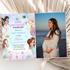 Invitación Una dulce sirena Fiesta de Baby Shower