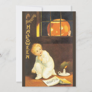 Invitación Una emocionante Halloween de Ellen Clapsaddle Part